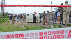 Indian gangster shot dead by police during botched escape after he’s arrested over massacre of 8 cops
