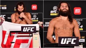 Jorge Masvidal strips off but makes weight as Fight Island title showdown with Usman edges closer (VIDEOS)