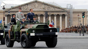 France holds scaled-down Bastille Day parade