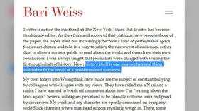 New York Times has double standards & serves woke mob? Bari Weiss’ shocking resignation letter only states the obvious