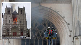 Arson suspected as ‘major fire’ rocks gothic cathedral in Nantes, France, but damage ‘not comparable’ to Notre Dame (VIDEOS)