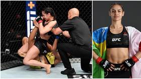 'Beautifully brutal': UFC's Ariane Lipski lives up to 'Queen of Violence' nickname with sickening kneebar submission (GRAPHIC)