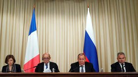 Russian, French foreign & defense ministers to meet in Paris – report