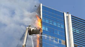 WATCH: 28-story tower ablaze in Turkey's Ankara