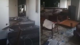Vandals TRASH Venezuelan diplomatic compound in Colombia as tensions between the countries run high