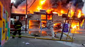 Over 150 firefighters called to massive 5-alarm blaze in San Francisco (PHOTOS, VIDEOS)
