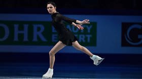 'Real life hits hard too': Evgenia Medvedeva says her exhibition program was dedicated to 'painful' first love