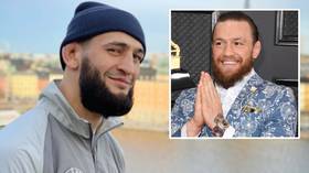 'Beg me': Khamzat Chimaev continues his social media war of words with Conor McGregor after Irishman appears to 'accept' challenge