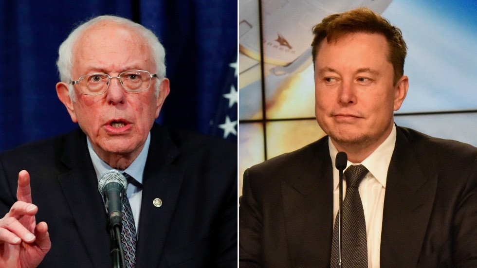 Elon Musk Laughs Off Bernie Sanders’ Proposed $27.5 Billion Tax Bill By ...