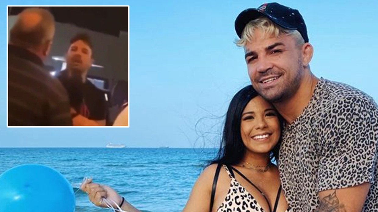 UFC fighter Mike Perry has vowed to be "better" a month after his row in a restaurant © Instagram @platinummikeperry / Twitter @MMAEejit