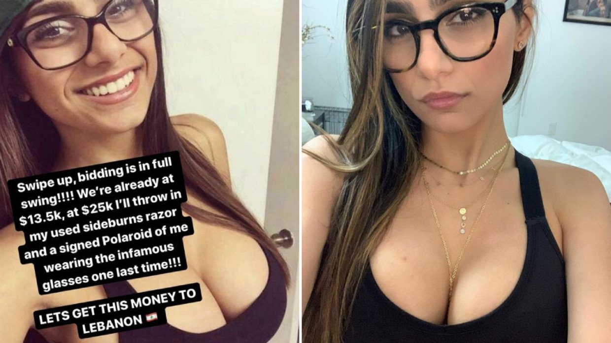 Kalepaxxx - Mia Khalifa raises nearly $100k for Beirut blast victims by auctioning  'infamous' porn glasses â€” RT World News