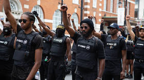 Forever Family protestors dressed as black paramilitaries look like Britain’s NFAC, and are not helping the fight against racism