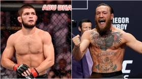 Khabib will be 'sh*tting his pants' and trying to 'sniff Gaethje’s jockstrap,' says Conor McGregor as he goads UFC rival