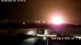 Israel strikes ‘underground terror infrastructure’ in Gaza in retaliation for ‘explosive balloons’ (VIDEOS)