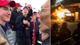 How liberal is US media? Torch a cop car and win praise, but never be a Catholic kid in a MAGA hat