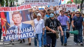 Khabarovsk protests 5 weeks on: Smaller crowds, but thousands still turn out to back ex-Governor Furgal & vent anger at Moscow