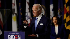 'Keep on marching': Biden & Harris stick to ‘stop Trump’ message in first public appearance together