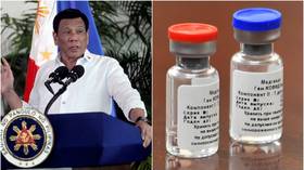 Philippines leader Duterte may be injected with Russian Covid-19 vaccine as early as May 2021 – spokesperson