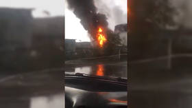 WATCH: POWER PLANT at Russia’s largest alumina refinery ON FIRE