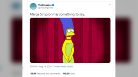 ‘Cancel yourself’: Twitter battle erupts after Marge Simpson feels ‘p***d off’ at being compared to Kamala Harris