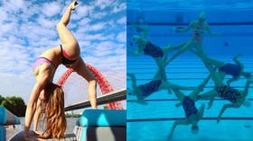 ‘It’s a mystery’: Russian synchronized swimmers put on STUNNING underwater performance... but it’s still not perfect (VIDEO)