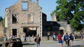 Vandals scribble Holocaust-denying graffiti on WWII monument to French village massacred & torched by Nazis (PHOTO)