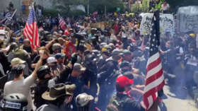 Proud Boys vs. BLM & Antifa: VICIOUS Portland clashes with paintballs & street brawls caught on VIDEO