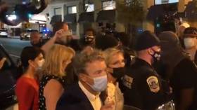 Republican Senator Rand Paul gets swarmed & harassed by mob of 'over 100' after Trump's RNC speech