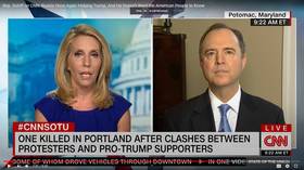 Russia fuelling Portland & Kenosha violence? CNN turns to Russiagate tsar Schiff with bizarre take on US race tensions