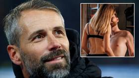 Sexy football: EROTIC site hails handsome boss 'the German George Clooney' as randy fans admit to 'LOVING & TENDER' sex sessions