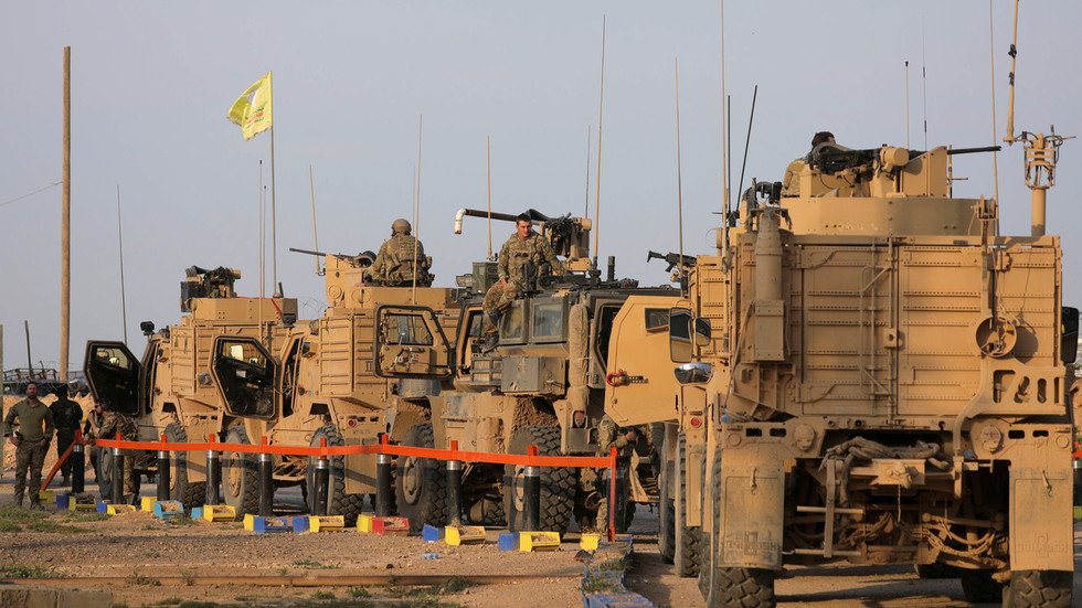 Washington deploys armored vehicles to Syria & steps up air patrols ...