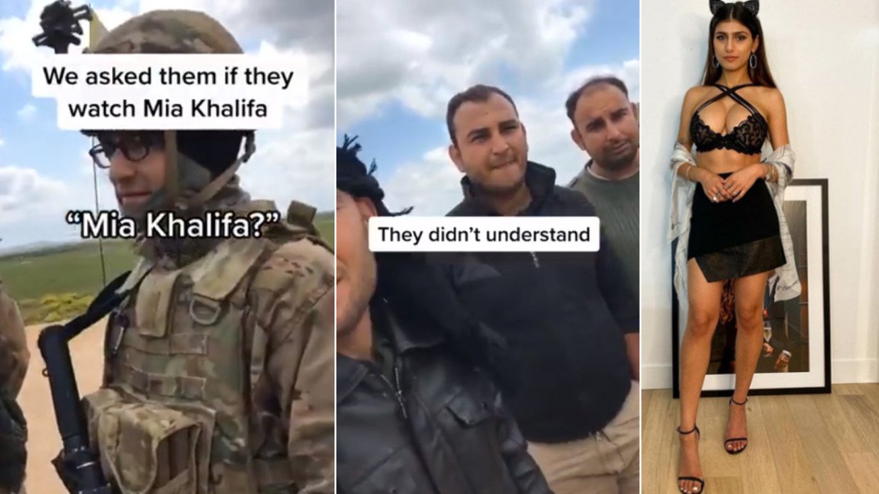 1240px x 697px - Mocking hearts and minds: US soldiers under fire for quizzing Syrians about  ex-porn star Mia Khalifa â€” RT USA News