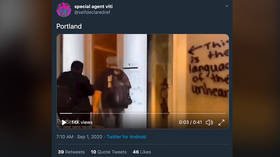WATCH: ‘Antifa’ militants set fire to black-owned business in Portland, bombard mayor’s apartment with fireworks