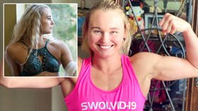 'You better HOPE it's contagious': UFC starlet Andrea 'KGB' Lee claims she has 'SWOLVID-19' as she flexes guns ahead of next fight