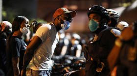 ‘Burn this motherf**ker down!’ WATCH protesters descend on DC police station after officers fatally shoot 18yo suspect