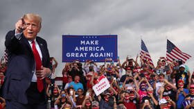 Try again! The Hill illustrates post complaining about 'maskless' Trump supporters with image of rally-goers WEARING masks