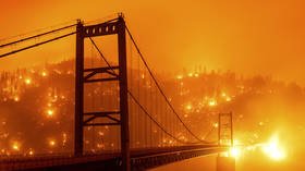 ‘Getting pretty apocalyptic’: California skies turn orange as awestruck residents fear the wrath of wildfires