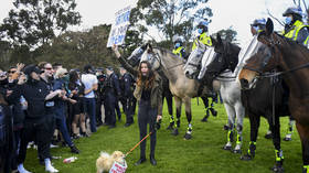 ‘Like dog eating own vomit’: Top Victoria cop erupts in anger as he repeats warning against joining Melbourne anti-lockdown rally