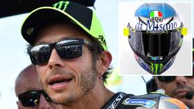 Vale's Viagra: Legendary MotoGP ace Valentino Rossi carries 'blue pill' helmet design for San Marino GP