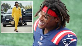 Somebody stop me! New England Patriots QB Cam Newton trolled for looking like Jim Carrey character ahead of debut game