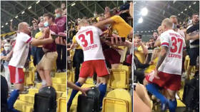 'I'm a father who wants to be a role model': German defender enters crowd to brawl with fans after wife & daughter verbally abused