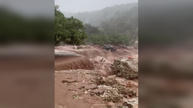 Devastating storm WASHES BEACH AWAY on Greek island of Kefalonia (VIDEOS)