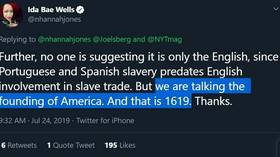But you DID say it was America’s ‘true founding’! Atlantic writer shocked after 1619 Project author changes her entire story