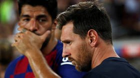 'I love you very much': Departing Suarez urges strike partner Messi not to let Barcelona enemies 'tarnish the giant that you are'