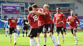 Craziest football finale EVER? Man Utd beat Brighton in thriller after scoring penalty AFTER referee had blown final whistle