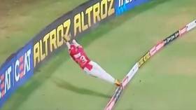 'Best fielding in history of cricket': Fans gobsmacked after Pooran pulls off INCREDIBLE save during IPL game (VIDEO)