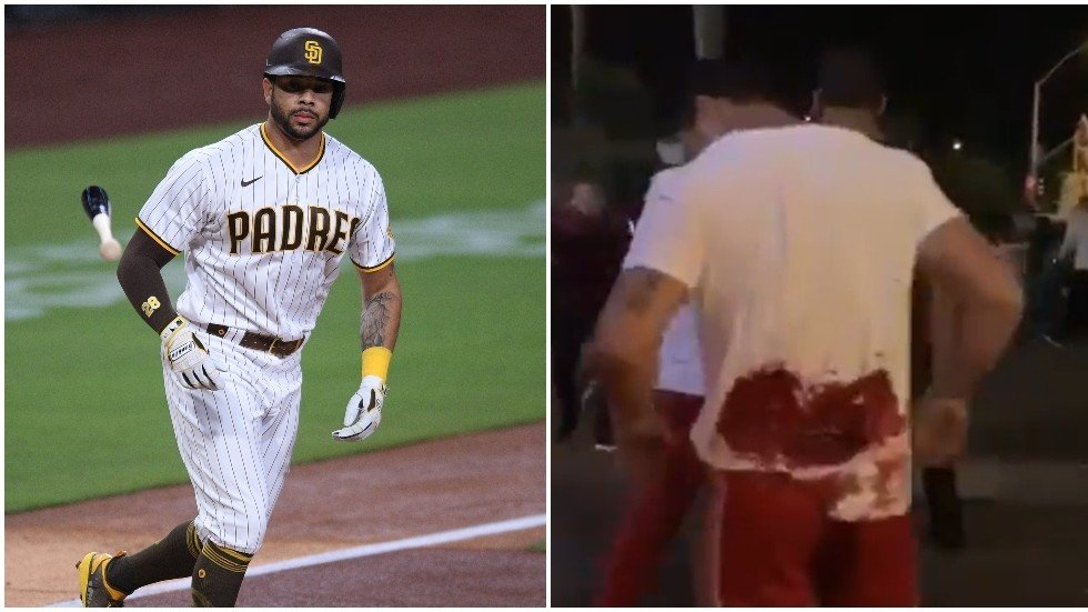 Footage shows blood-soaked baseball star Tommy Pham after strip