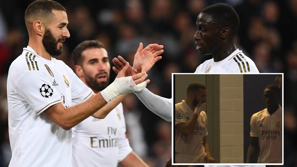 'He's playing against us': Footage shows Real Madrid star Benzema ...