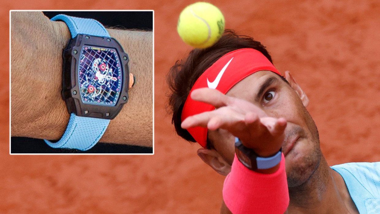 Imagine what he NORMALLY wears Tennis great Nadal wears watch worth MORE THAN $1MN at French Open