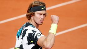 Straight-sets stroll: Russia's Andrey Rublev EASES into French Open fourth round